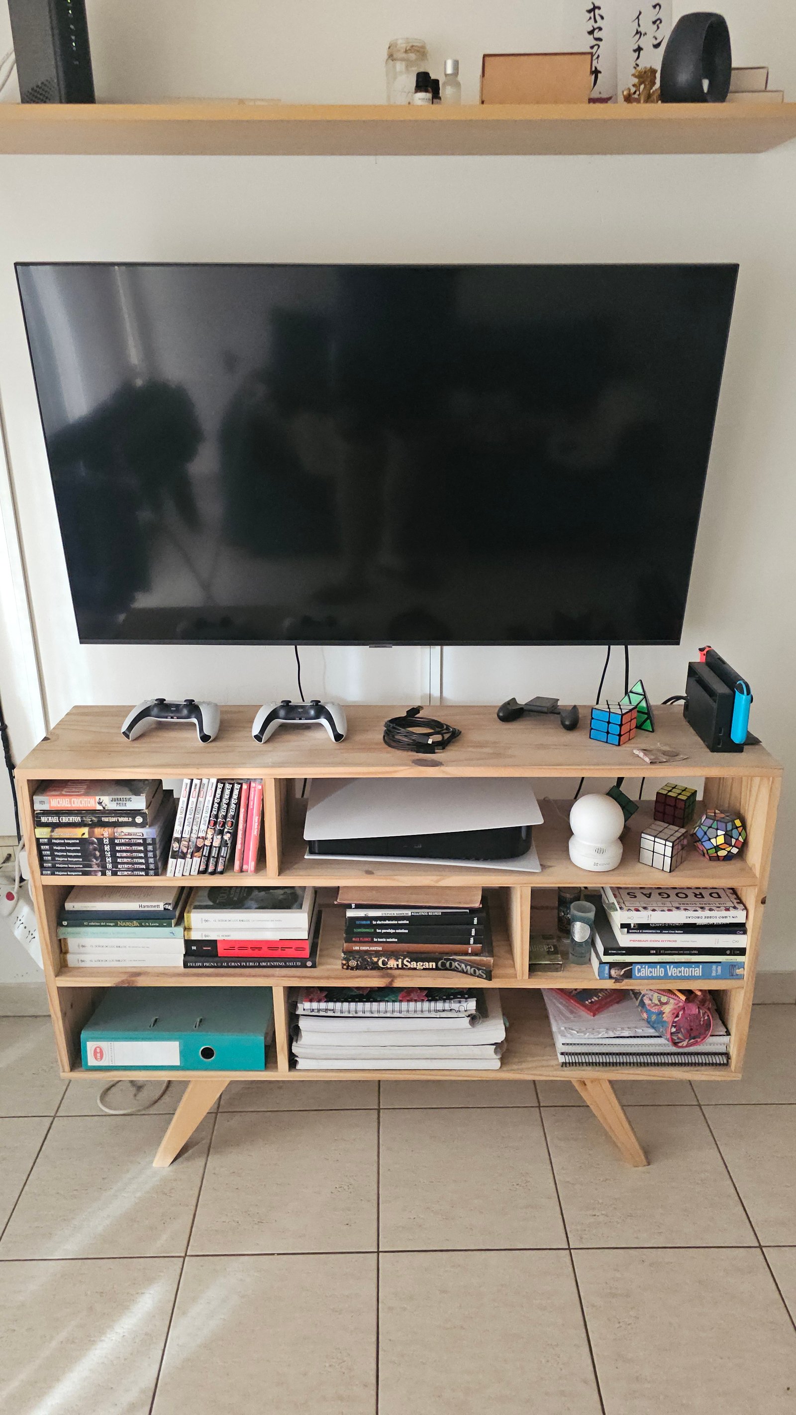 Rack TV Pino Escandinavo 120x30